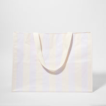 Load image into Gallery viewer, Carryall Beach Bag Rio Sun Pastel Lilac Stripe