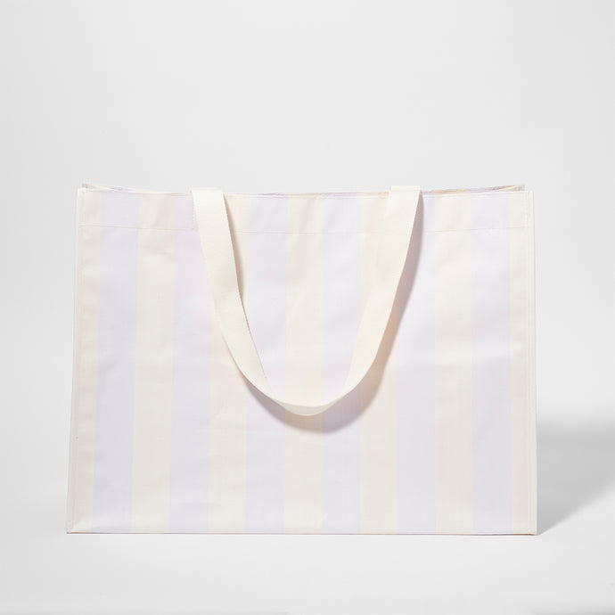 Carryall Beach Bag Rio Sun Pastel Lilac Stripe