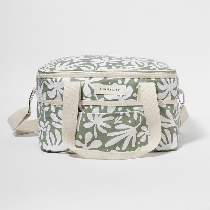 Canvas Cooler Bag The Vacay Olive