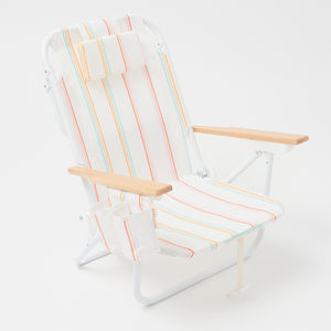 Luxe Beach Chair Rio Sun Multi Stripe