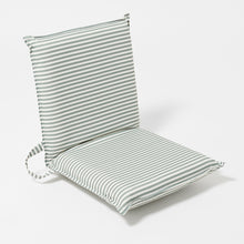 Load image into Gallery viewer, Folding Seat The Vacay Olive Stripe