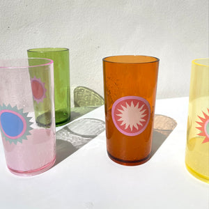 Poolside Tall Tumbler Rio Sun Multi Set of 4