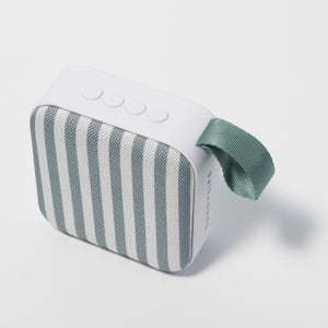 Portable Travel Speaker The Vacay Olive Stripe