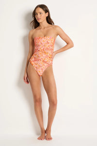 Harmony Spliced Frill Bandeau One Piece