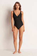 Load image into Gallery viewer, Multi Fit Twist One Piece Black