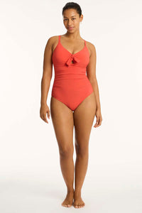 Messina Cross Front Multifit One Piece - Flame