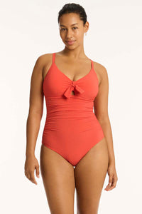 Messina Cross Front Multifit One Piece - Flame