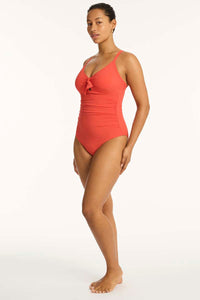 Messina Cross Front Multifit One Piece - Flame