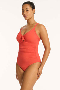 Messina Cross Front Multifit One Piece - Flame