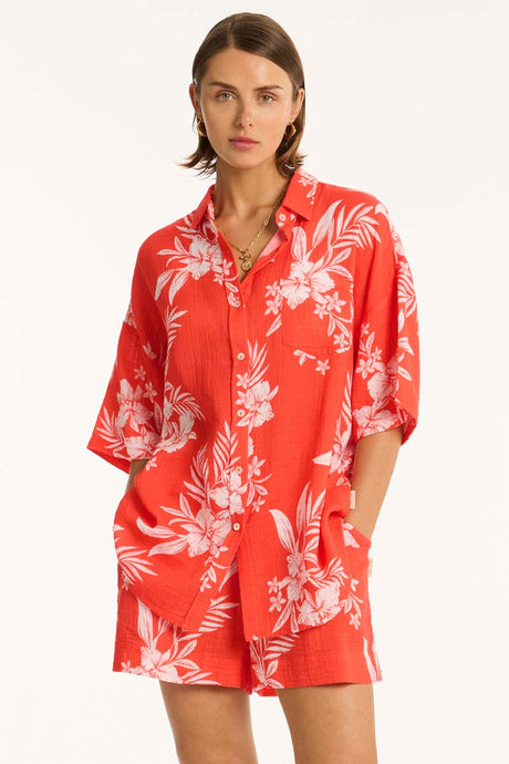 Aloha Aloha Shirt - Flame