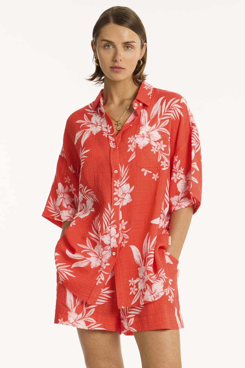 Aloha Aloha Shirt - Flame