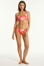 Load image into Gallery viewer, Aloha Low Square Neck Bra - Flame