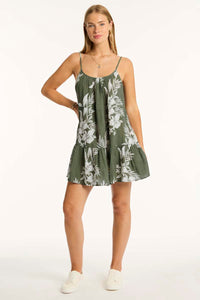 Aloha Short Sundress - Khaki