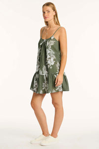 Aloha Short Sundress - Khaki