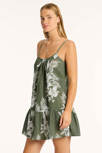 Aloha Short Sundress - Khaki