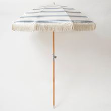 Load image into Gallery viewer, The Resort Luxe Beach Umbrella Coastal Blue