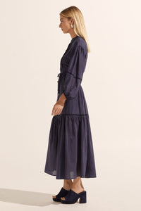 allure dress - indigo