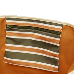 beach base (coast) - khaki/ rust stripe