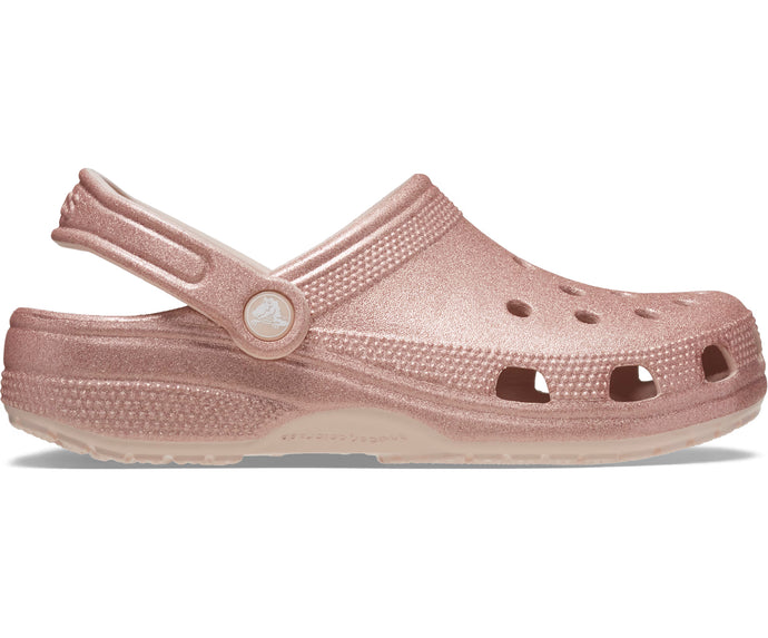 Classic Glitter Clog Toddler Quartz Glitter