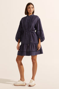 festoon dress - indigo