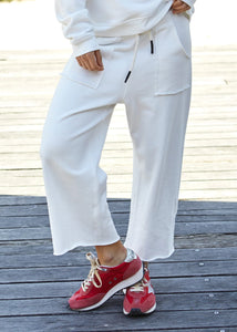 Frenchie Track Pant White