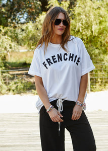 Frenchie Tee White