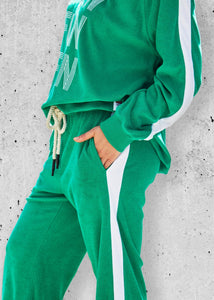 Fun Towelling Pant - Green