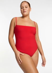 Jetset Minimal Tank One Piece Rosso