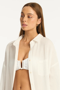 Sunset Beach Shirt - White