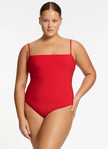 Jetset Minimal Tank One Piece Rosso