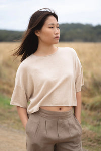 Addison Knit Top Neutral