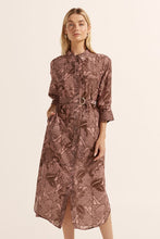 Load image into Gallery viewer, pinpoint dress - cacao batik