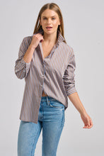 Load image into Gallery viewer, The Classic French Cuff Shirt - Porcini Stripe