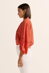 solace top - sunset