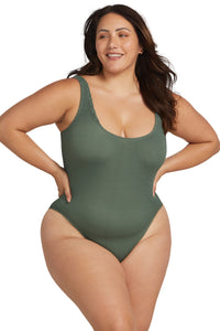 Kahlo One Piece Sage Green Eco – One Country Mouse