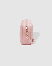 Load image into Gallery viewer, Anastasia Pale Pink Quilted Crossbody Bag