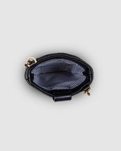 Load image into Gallery viewer, Vera Black Quilted Phone Crossbody Bag