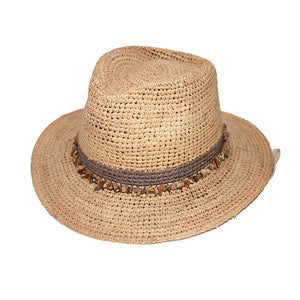 Christine Raffia Fedora