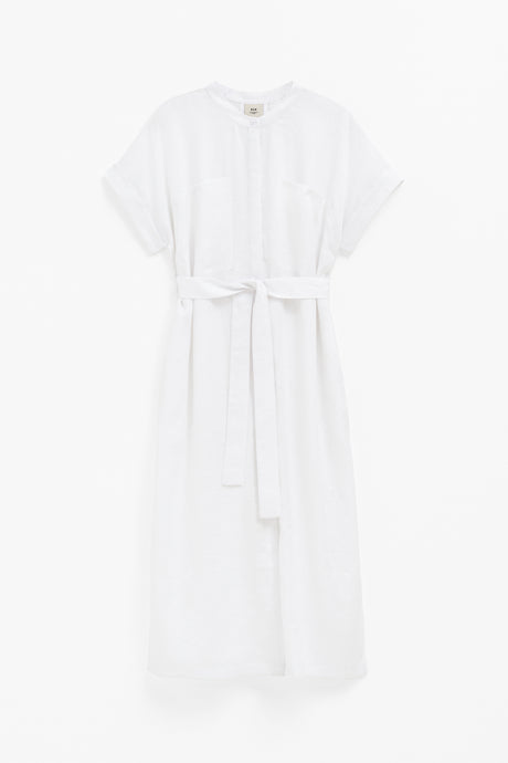 Mies Shirt Dress - White