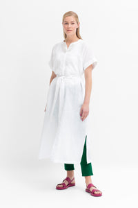 Mies Shirt Dress - White