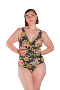 V Neck One Piece - Frenchy Black