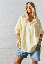 Load image into Gallery viewer, Oversized Beach Shirt - Lemon