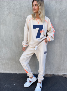 Sporty Track Pant - Natural