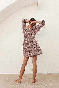 Ava Dress - Vintage Roselle - Ruby