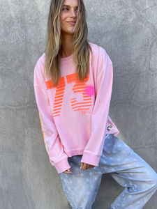 73 Peachy Fleece Sweat - Pink