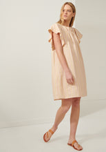 Load image into Gallery viewer, Mimosa Shift Dress - Peach Stripe