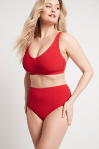 Messina E/F Cup Bralette - Red