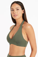 Load image into Gallery viewer, Essentials Multifit Halter Bra - Khaki