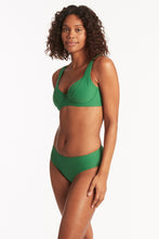 Load image into Gallery viewer, Honeycomb Mid Bikini Pant green