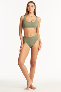 Vesper Square Neck Bra - Sage